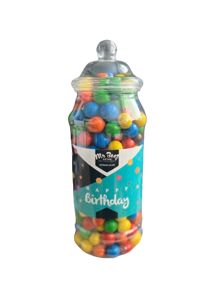 M&M's Brownie Happy Birthday  800gm Novelty Jars