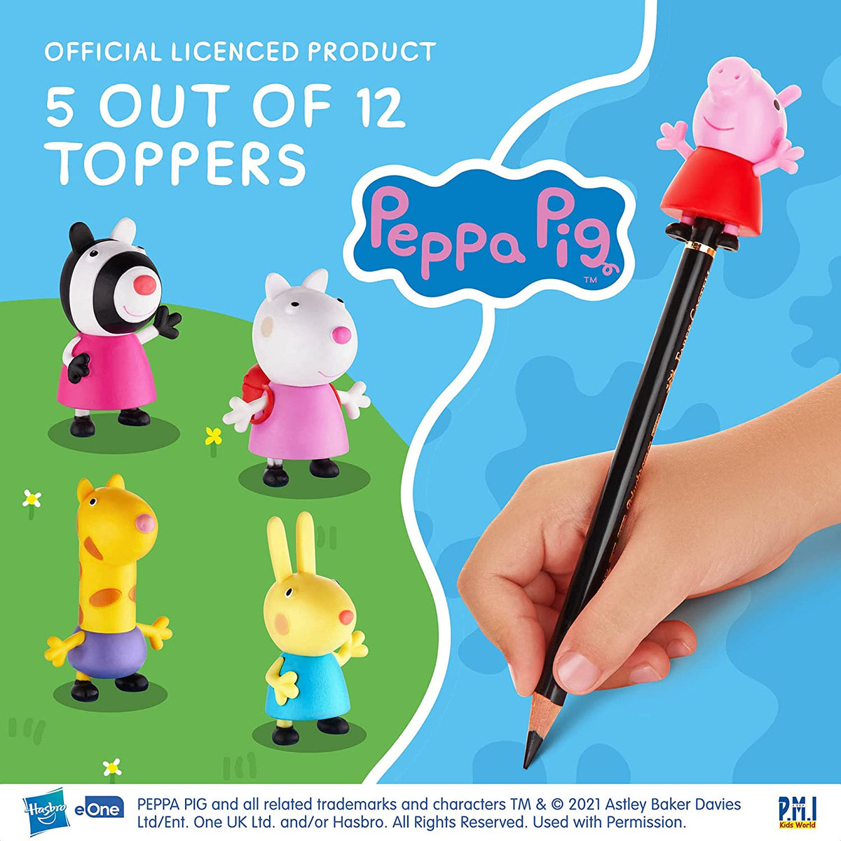 Peppa Pig Zoe Zebra 1 Pack Pencil Topper