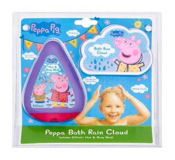 Peppa Pig Bath Set Rain Cloud Gift Set 200ml Hair & Body Wash