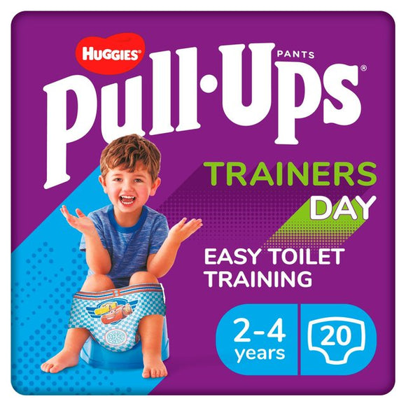 Huggies Pull-Ups, Trainers Day Nappy Pants For Boys - 2-4 Years x 3 (60)