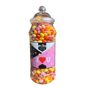 Skittles Sweets Dessert I Love You 900gm Novelty Sweet Jar