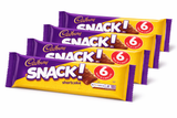 Cadbury Snack Shortcake Chocolate Biscuits 6 Pack 120g x 4 Multipack