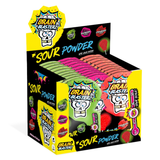 Brain Blasterz Sour Powder 30 x 10g with Lolly Dipper Kids Party Bag Fillers