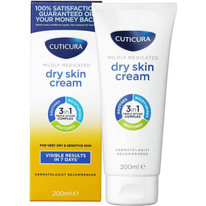 Cuticura Mildly Medicated Dry Skin Cream 200 ml