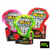 Brain Blasterz Sour Powder 30 x 10g with Lolly Dipper Kids Party Bag Fillers