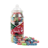 Christmas Sweets Jar Fizzy Mix Vegan Medium Tub Mr Beez Gifts 700g