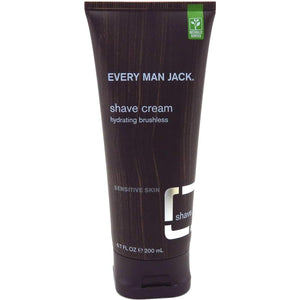 Every Man Jack, Shave Cream, Sensitive Skin, Fragrance Free, 200ml