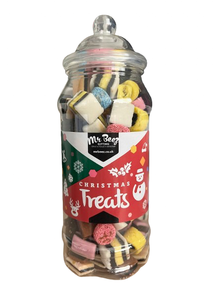 Liquorice Allsorts Christmas Treats 650gm Novelty Jars