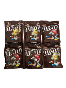 M&M's Chocolate 250g Large Bags x 6 SEE DATES