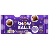 Cadbury Dairy Milk Mini Snow Balls Chocolate Bar 110g x 6