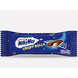Milky Way Crispy Rolls 24 x 22.5g Full Box x 2 Chocolate Wafer Rolls DATED 21.01.2026