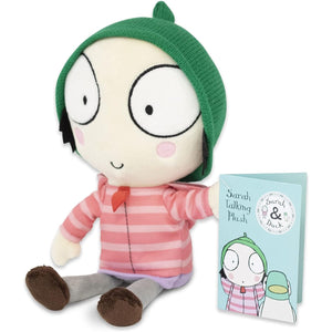 CBeebies Sarah And Duck Talking Soft Plush Toy 10"