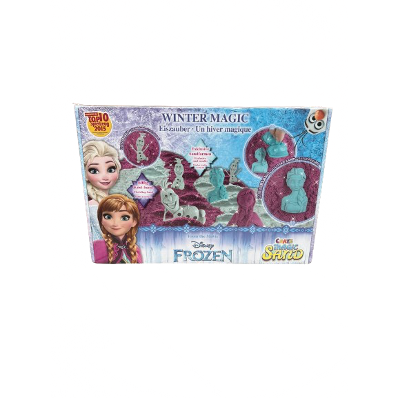 Disney Frozen The icequeen Modeling Sand & Moulds, Winter Magic 600g