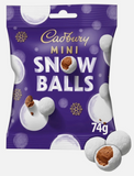 Cadbury Dairy Milk Mini Snow Balls x 12 (74g each)