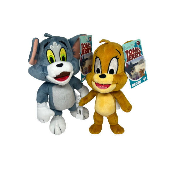 Tom & Jerry Plush Buddy (20 & 18 Cm)