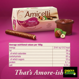 Amicelli Wafer Rolls Hazelnut & Vanilla Crème 200g x2 Mixed Pack