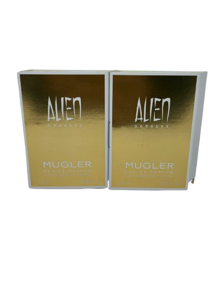 2 x Thierry Mugler ALIEN GODDESS Eau de Parfum EDP Sample Spray 1.2ml  