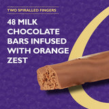 Cadbury Twirl Orange Chocolate Bars 43g x 24 Orange Milk Chocolate