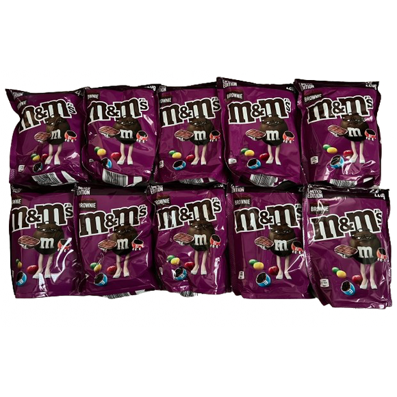 M&M's Brownie 220g Limited Edtion x 10 Bags Please See Dates