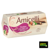 Amicelli Wafer Rolls Hazelnut & Vanilla Crème 200g x2 Mixed Pack