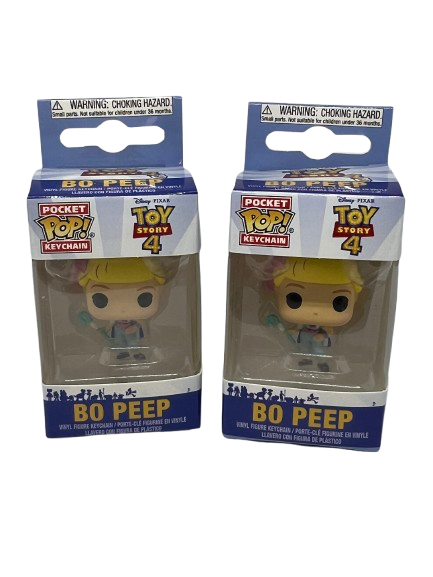 Funko Pocket Pop BO PEEP Toy Story 4 Keychain Clip x 2