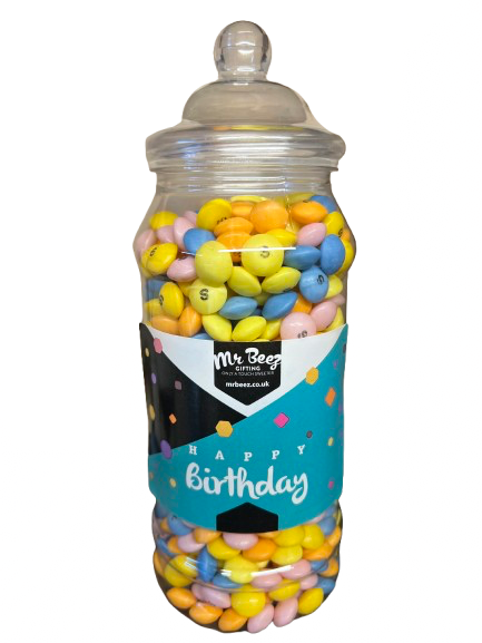 Skittles Smoothies Happy Birthday 800gm Novelty Jars