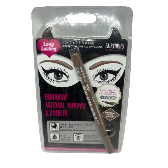fairydrops brow wow wow liner natural nude brown