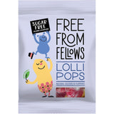 Free From Fellows Lollipops Cola & Strawberry Flavour FULL BOX OF 10