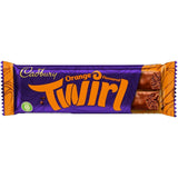 Cadbury Twirl Orange Chocolate Bars 43g x 24 Orange Milk Chocolate