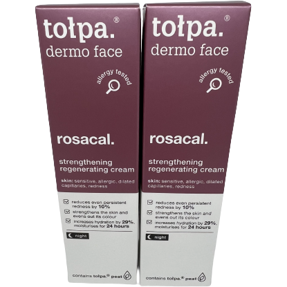 Tolpa Dermo Face Rosacal Strenthening Regenerating Cream Night 40ml x 2