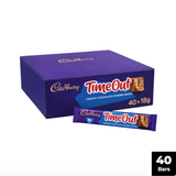 Cadbury Time Out 40 x 18g Full Box Chocolate Bars 720g
