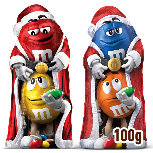 M&Ms Chocolate Easter Hunt Ideal 100gm Santa Shape x 20 SEE DATES