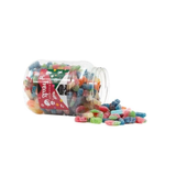 Christmas Sweets Jar Fizzy Mix Vegan Large Tub Mr Beez Gifts 27x14cm 1500g