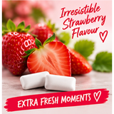 4x Wrigley's Extra Strawberry Sugarfree Gum 5x10 Pieces 200 Pieces Total