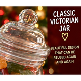 Mr Beez Christmas Treats Wine Gums 750g Victorian Sweet Jar Xmas Gift