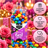 M&Ms Chocolate Peanuts Worlds Best Mum Novelty Jar Medium 750gm