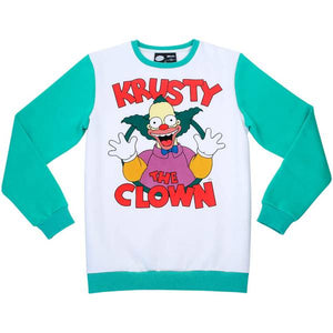 Cakeworthy Krusty The Clown Crewneck Sweater The Simpsons XL