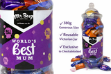 Mum Sweets 380g Cadbury Roses World’s Best Mum Victorian Jar Gift
