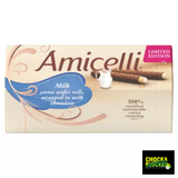 Amicelli Wafer Rolls Hazelnut & Vanilla Crème 200g x2 Mixed Pack