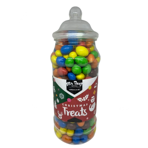 M&Ms Chocolate Peanuts Christams Novelty Jar Medium 750gm