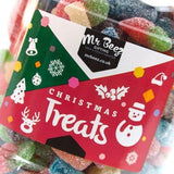 Christmas Sweets Jar Fizzy Mix Vegan Large Tub Mr Beez Gifts 27x14cm 1500g
