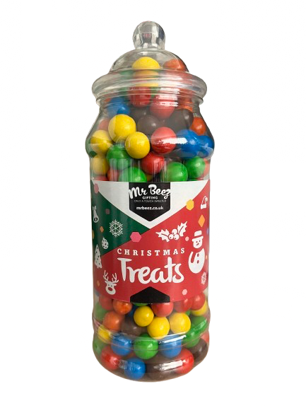 M&M's Brownie Christmas Treats 800gm Novelty Jars