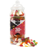 Happy 30th Birthday Sweet Gift Jar Jelly Mix Sweets Medium or Large Mr Beez