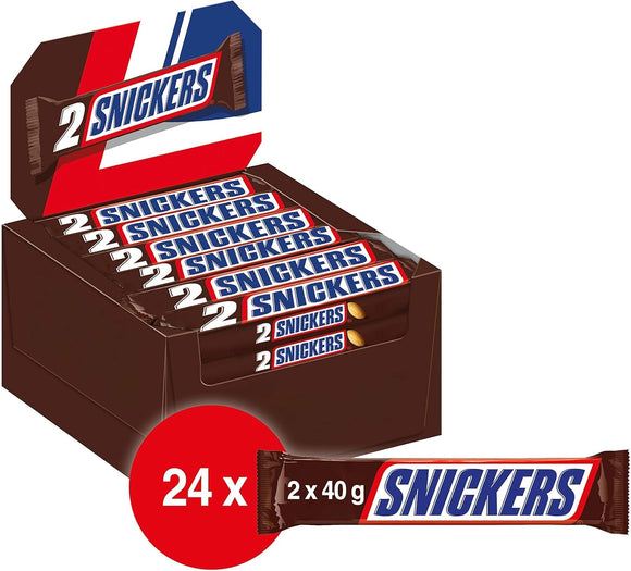 Snickers Duo 80g Full Box of 24