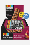 KIND Protein Bars Dark Chocolate Raspberry 12 x 50g High Protein Gluten Free