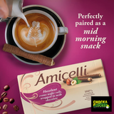 Amicelli Wafer Rolls Hazelnut & Vanilla Crème 200g x2 Mixed Pack