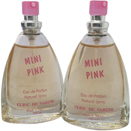 ulric de varens perfume mini pink eau de parfum 25ml x 2 