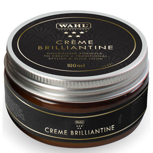 2 x Wahl 100ml 5 Star Creme Brilliantine 100ml- Nourishing Stylish & Slick Hair Look