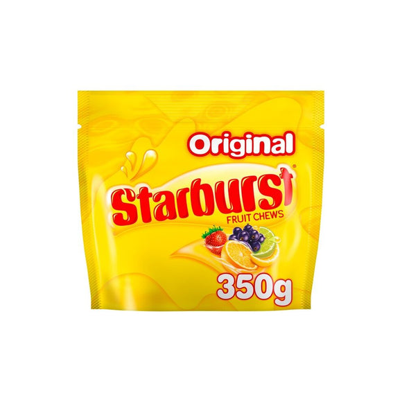 2 x Starburst Fruit Chews Original, More To Share 350g