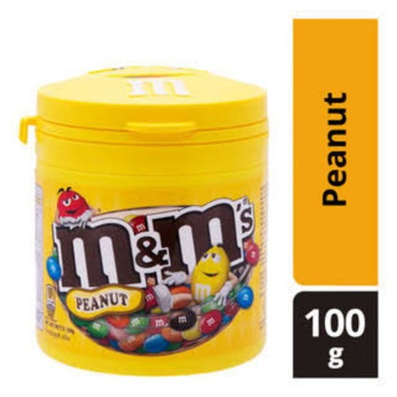 4 x M&M's Peanut 100g Tubs